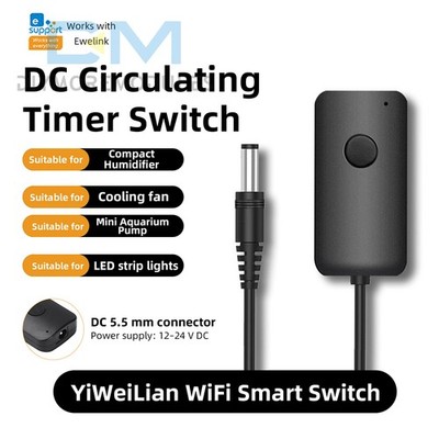Tuya Smart WiFi On/Off Switch Breaker Timer eWeLink DC Power Switch Controller