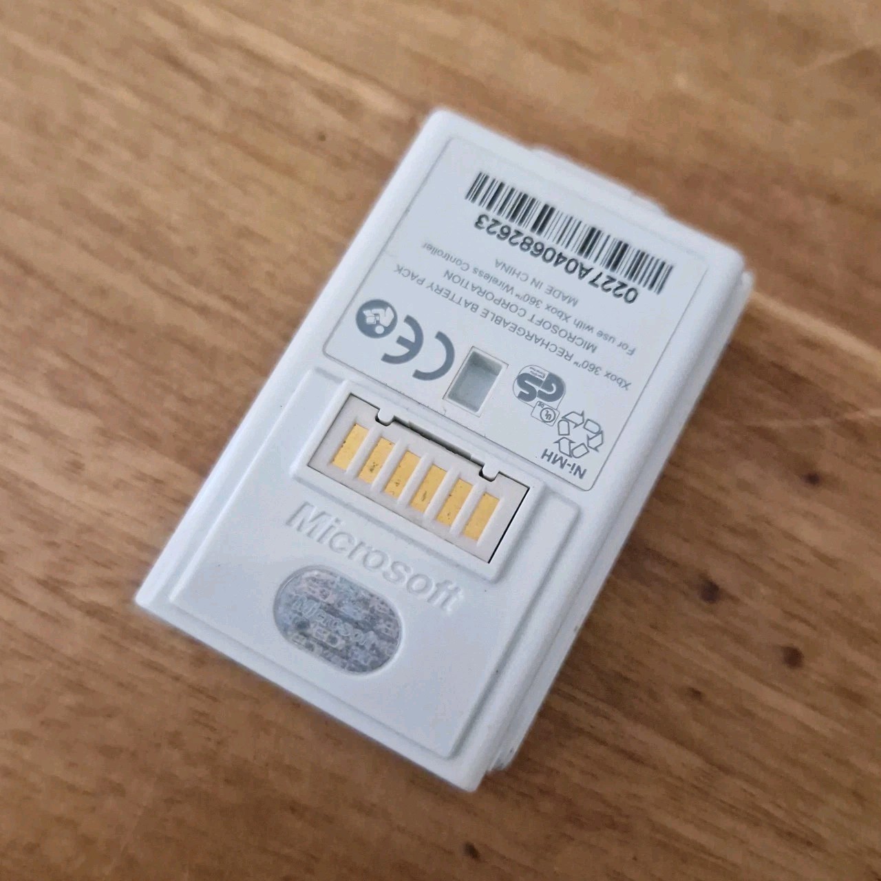 BATTERIE MANETTE XBOX BLANCHE  OFFICIELLE