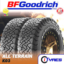 Image of X2 255 70 18 117S BFGoodrich KO3 ALL TERRAIN 4x4 NEW QUALITY TYRES 255/70R18