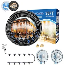 Outdoor Patio Misting Cooling System 35FT 10M Backyard Water Mister