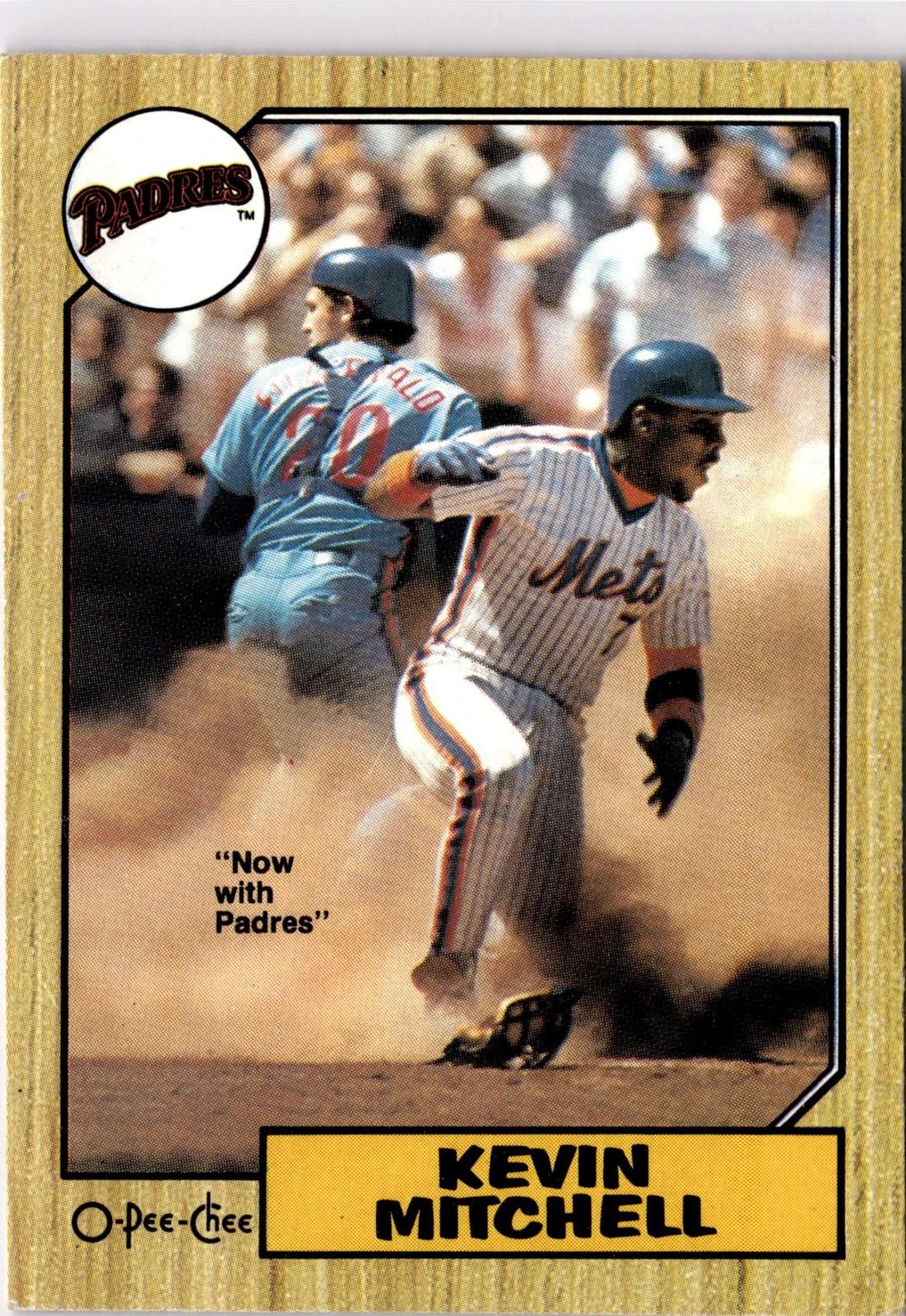 1987 O-Pee-Chee #307 Kevin Mitchell RC (DF)