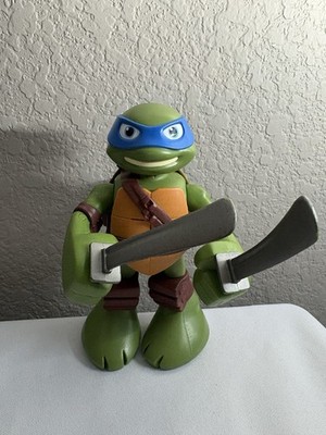 2014 Playmates Half Shell Heroes TMNT Talkin Turtle Leo 6  Figure Leonardo Ninja