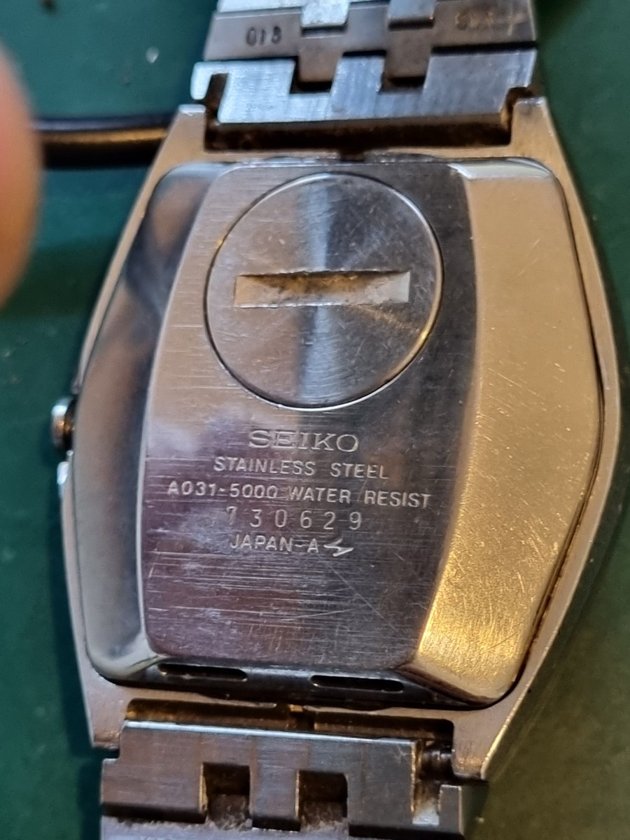 1977 Vintage Seiko Digital Watch A031 5000. Just been serviced