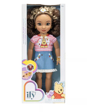 Disney ILY 4EVER 18" Winnie the Pooh Inspired Doll Brunette Hair/Brown Eyes New