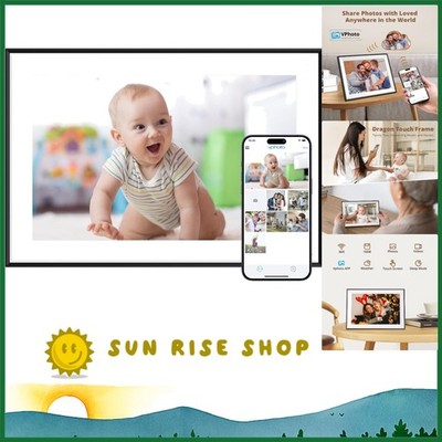 Stunning 10.1'' IPS Wi-Fi Picture Frame: Effortless Photo Sharing & Auto Rotate