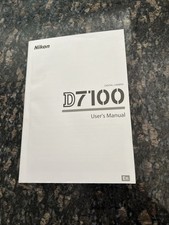 Genuine Nikon D7100 Complete Instruction User's Guide Manual Book - 355 pages