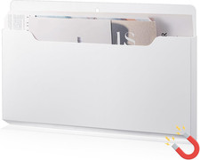 Magnetic Pocket File Holder Large File Folder Organizer Paper Mail Letters Holde