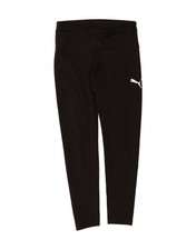 PUMA Womens Leggings UK 12 Medium Black CY62