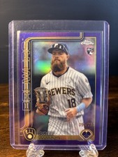 Topps Chrome Update Rookie Purple Refractor Drew Avans #USC47 Brewers /250 2025