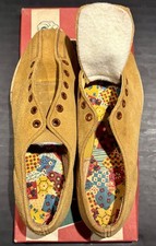 Vintage Gotham Bowling Belles Suede Shoes Women 5.5 NOS Box No Laces USA