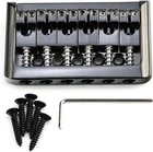 Black Guitar Fixed Hardtail Bridge Fit Stratocaster ST