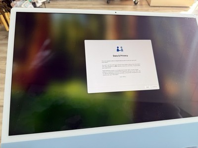 Apple iMac 24'' (2021) M1 8GB RAM 256GB SSD macOS Sequoia Blue