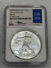 2015 W Burnished Silver Eagle NGC MS 70 ~ Mercanti Signature NO SPOTS ~ PRISTINE