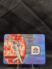 2002 Fleer Focus Vernon Wells Blue Chips Insert 3/15 BC Toronto Blue Jays