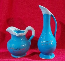 2 vase et crémier vintage PADEN CITY poterie fleurs Cool Spring Park et autres