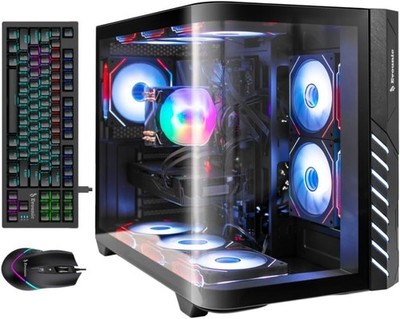 Liquid Cooling Gaming PC,i7-12700KF,RTX 5060,32GB DDR4, 1TB NVMe SSD,Windows 11