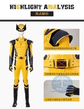 Deadpool 3 Wolverine Bodysuit Vest Leather Halloween Costume Men Clothes Cosplay