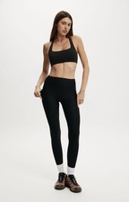 BUNDLE x 3 BRAND NEW Black Full Length Leggings Ultra Luxe Size M/12 Cotton On