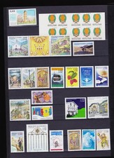 Collection Timbres Andorre Poste Française - Faune, Flore, Art, Blocs Album