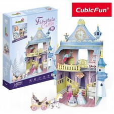 3D Fairytale Castle Dollhouse Puzzle - 81 Pieces, Ages 3+