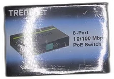 Trendnet 8-port Poe Switch, Tpe-s44, Ethernet Splitter, 30w Power Budget, 1.6