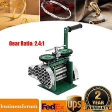 Manual Jewelry Press Rolling Mill Machine Wire Flat Metal Sheet Roller Tool 85mm