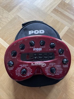 LINE6 POD Version 2.0 Multieffekt Verstärker Simulator - Equalizer- TOP Zustand