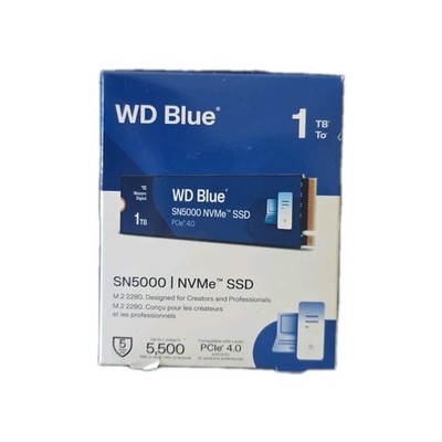 WD SN5000 1TB Blue NVMe Internal SSD PCIe Gen 4.0, M.2 2280