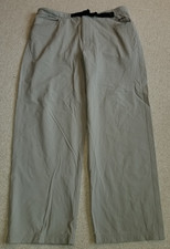 Mens Pants-THE NORTH FACE-lt brown nylon stretch 'Apex' hiking Outdoor-38X32