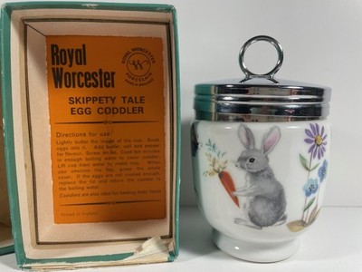 VINTAGE ROYAL WORCESTER EGG CODDLER CUP SKIPPETY TALE