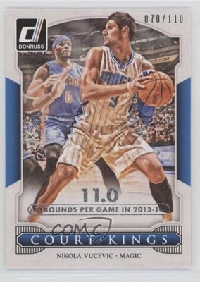2014 Panini Donruss Court Kings Stat Line Season 70/110 Nikola Vucevic #20 0z6