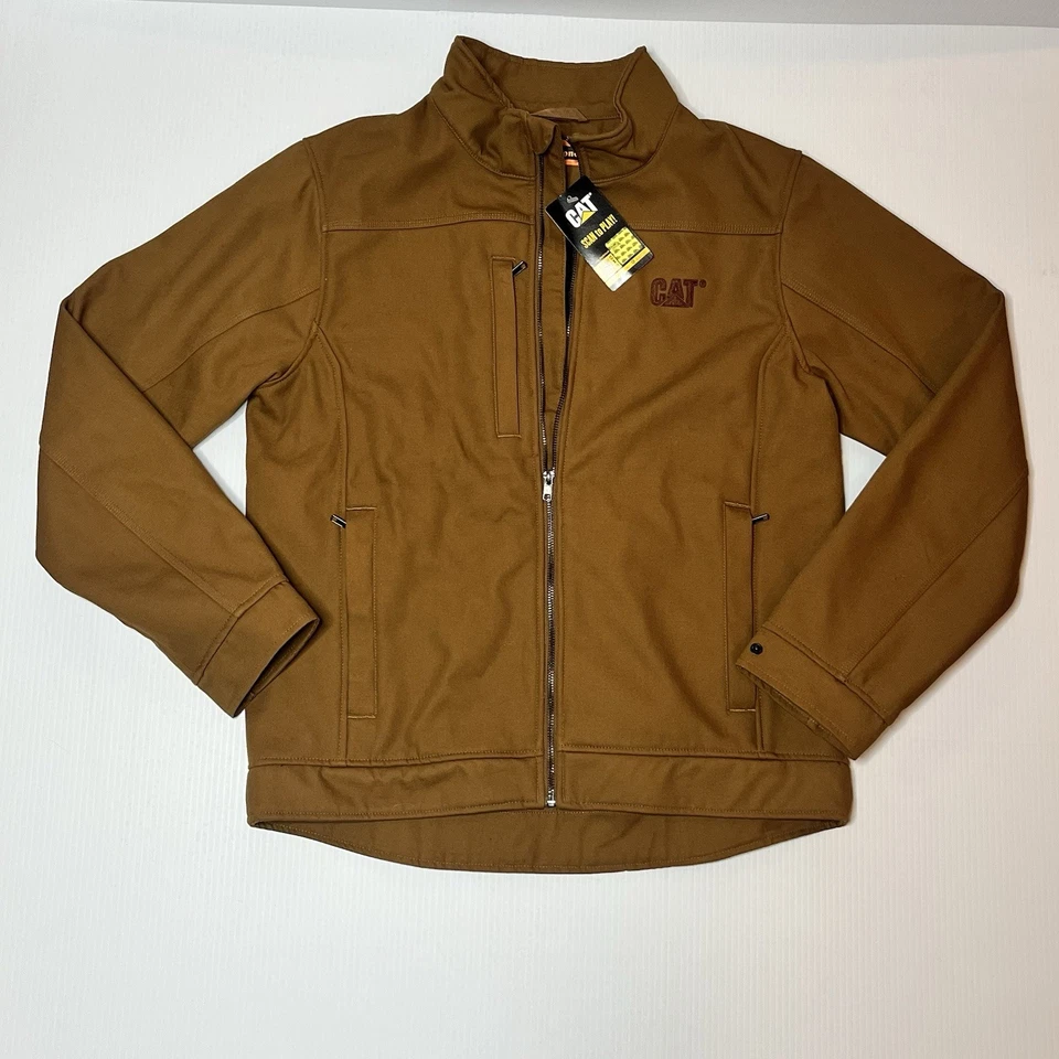 CAT мужской флис с подкладкой холст куртка новый с ярлыками размер M - Изображение 4 из 4