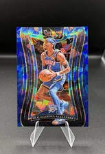 2024 Panini Select-Mezzanine Shai Gilgeous-Alexander #319 Blue Cracked Ice Prizm