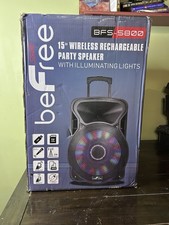 BeFree Sound BFS-5800 Bluetooth Rechargeable, Party Speaker, 15'' W