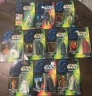 STAR WARS Power Of The Force POTF 2 Kenner Carded 3.75 ACTION FIGURE LOT of 10
