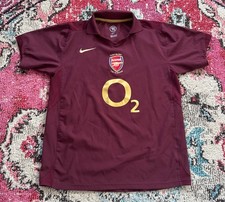 Arsenal Home football shirt 2006 Soccer Highbury Nike Jersey YOUTH 14/16 HN