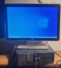 Dell OptiPlex 990 SFF Desktop  HP w1907 19" Monitor Complete Bundle PC Set