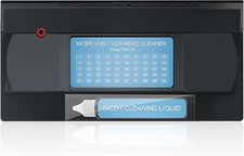 VCR Head Cleaner for VCR VHS Players, VHS Video Head Cleaner Tape, Wet Type
