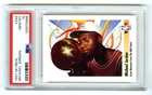 MICHAEL JORDAN w/NBA CHAMPION TROPHY~1991 SKYBOX PSA-10 GEM-MT CARD#334~NEW CASE