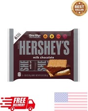Hershey's Milk Chocolate Candy Bars, 1.55 oz 6 Count 