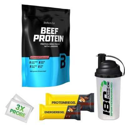(36,96EUR/kg) Biotech USA Beef Protein 500g Beutel + Bonus