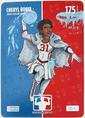 2026 Bo Jackson Battle Arena CHERYL BOMB Cheryl Miller Ice LogoFoil SSP