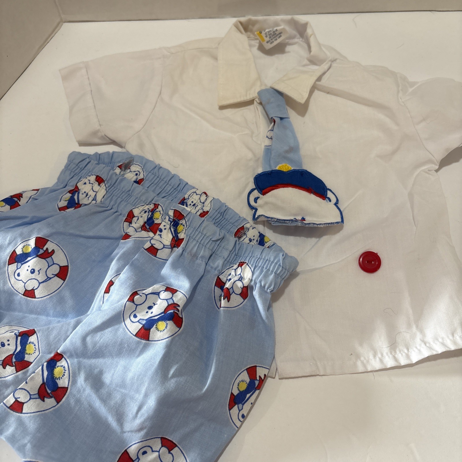 Set Outfit Boys 6-12 Sailor Bear C6