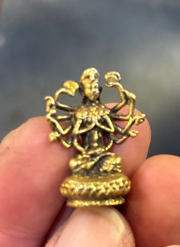 1 Inch Brass Statue Kali - Picture 4 of 5