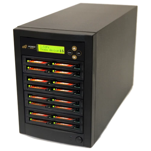 Acumen Disc 1 to 15 CF Card Duplicator - CompactFlash Microdrive Copier & Eraser