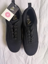 Art Class Kids Size 4 Shoes Black Garrett Laceup Fashion Sneakers NWT   