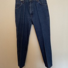 Vintage Sears Roebuck Jeans Men  s Dark Wash Size 38  x 30  See Description