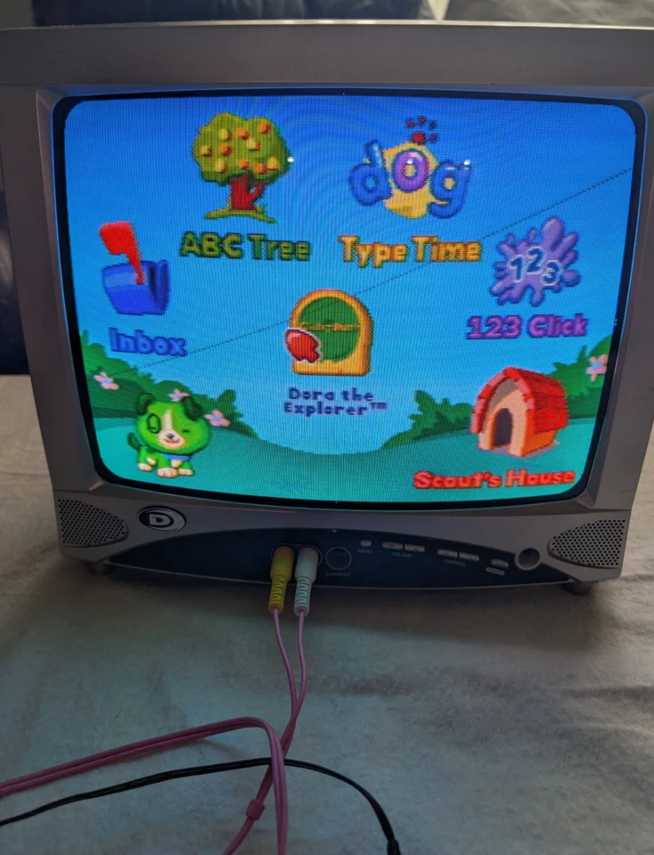 LeapFrog Clickstart My First Computer W/ Controller Console 1 Game Tested Works - Image 4 of 4