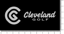 Cleveland Golf Die Cut Naklejka 8,5" x 3" Wybierz swój kolor