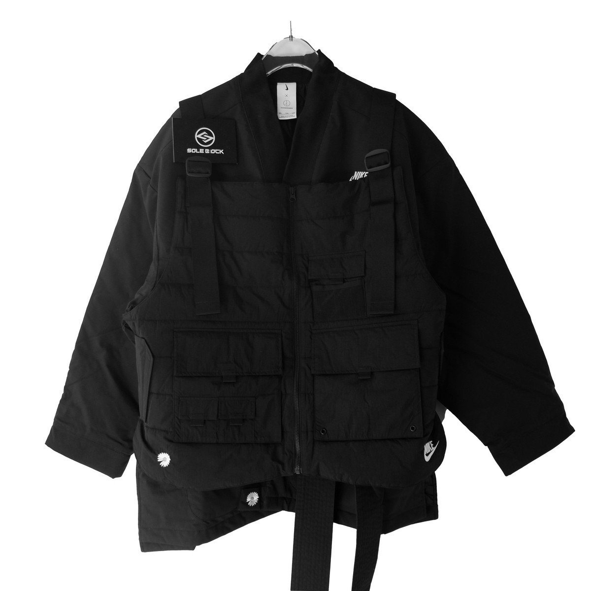 【Peaceminusone】 Fleece Jacket #1 Black Nike x Peaceminusone G-Dragon SS23 2+1 Jacket (Asia Sizing